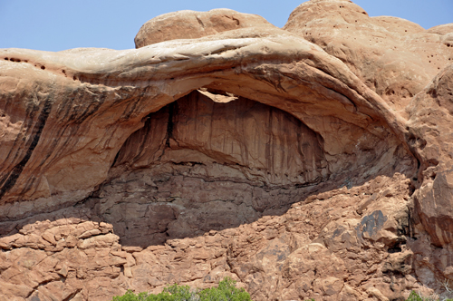 a grotto and small window